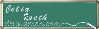Celia Roeth Visitenkarte